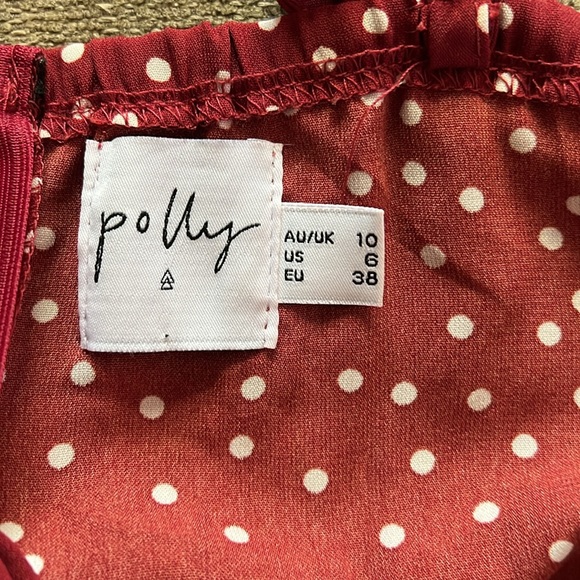 Red polka dot Princess Polly mini dress - Picture 5 of 5